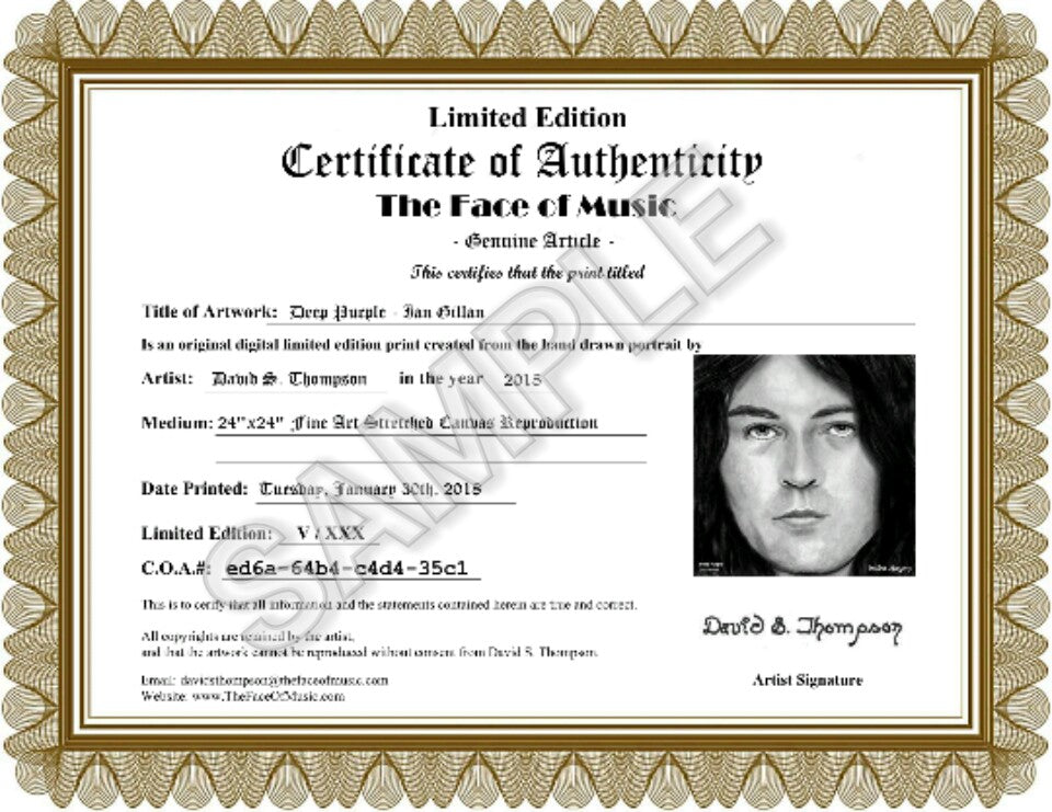 Deep Purple - Ian Gillan