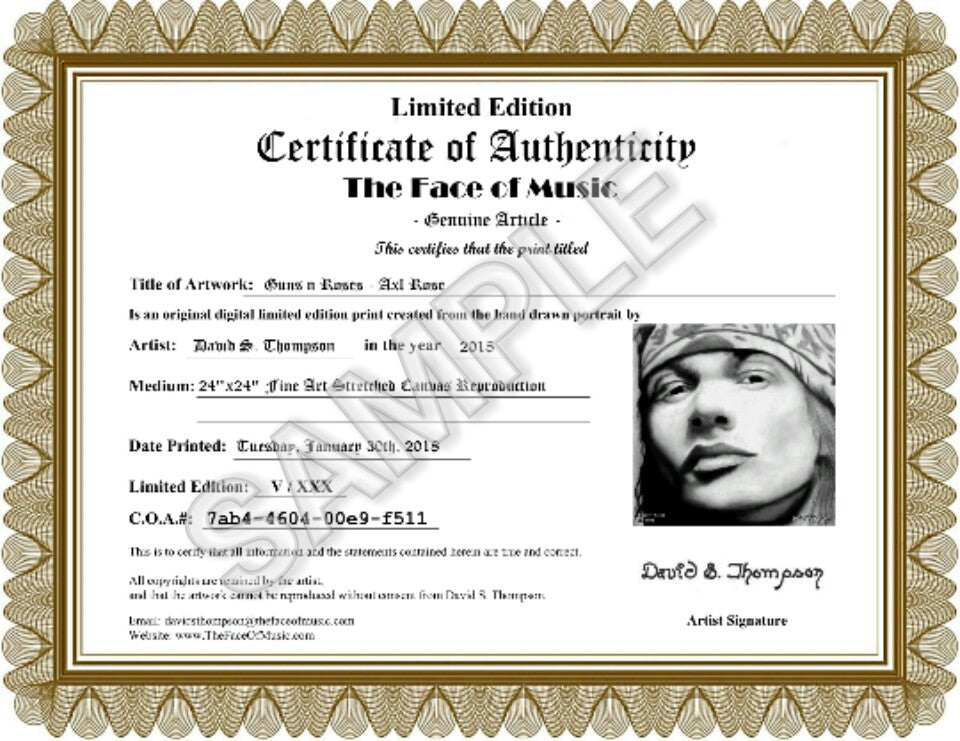 Guns n Roses - Axl Rose