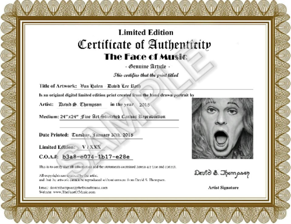 Van Halen - David Lee Roth