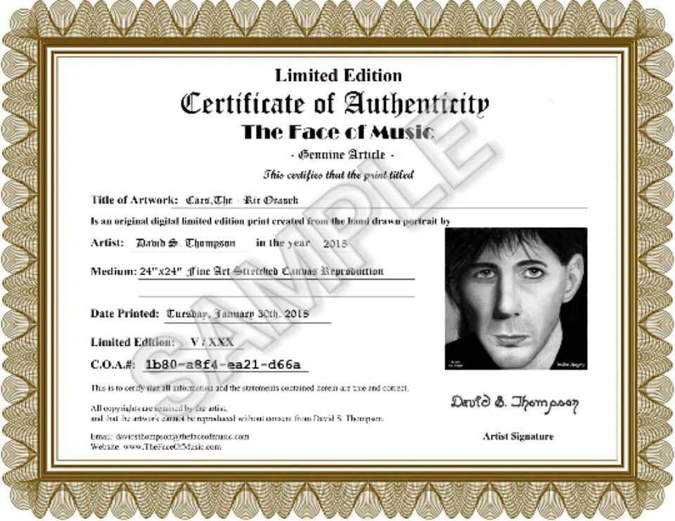 Cars,The - Ric Ocasek