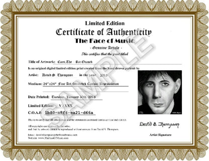 Cars,The - Ric Ocasek