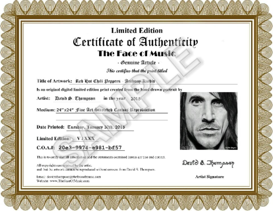 Red Hot Chili Peppers - Anthony Kiedis